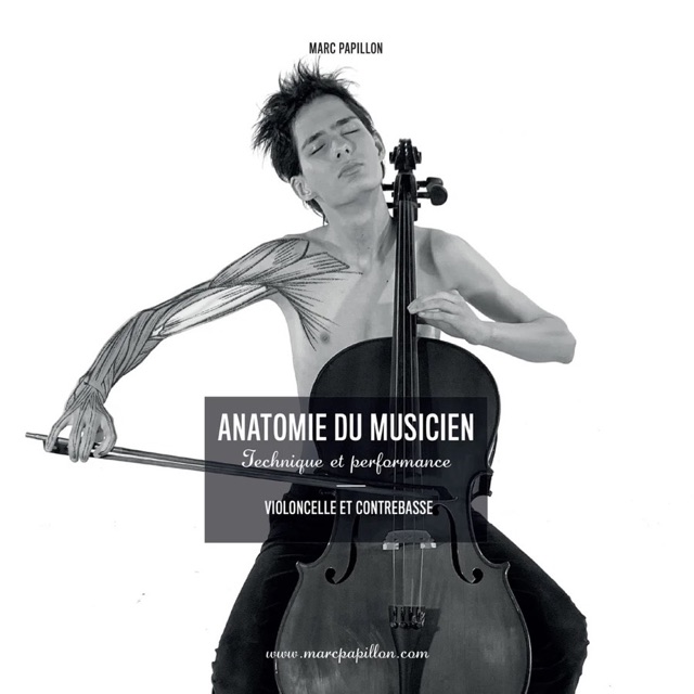 Couverture d’Anatomie du musicien : Violoncelle et contrebasse. Agrandir.